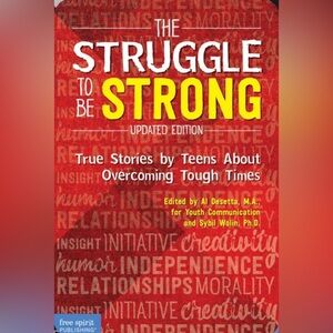 The Struggle to Be Strong Book by - Red Cover